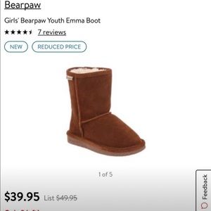 Bear paw boots new in box